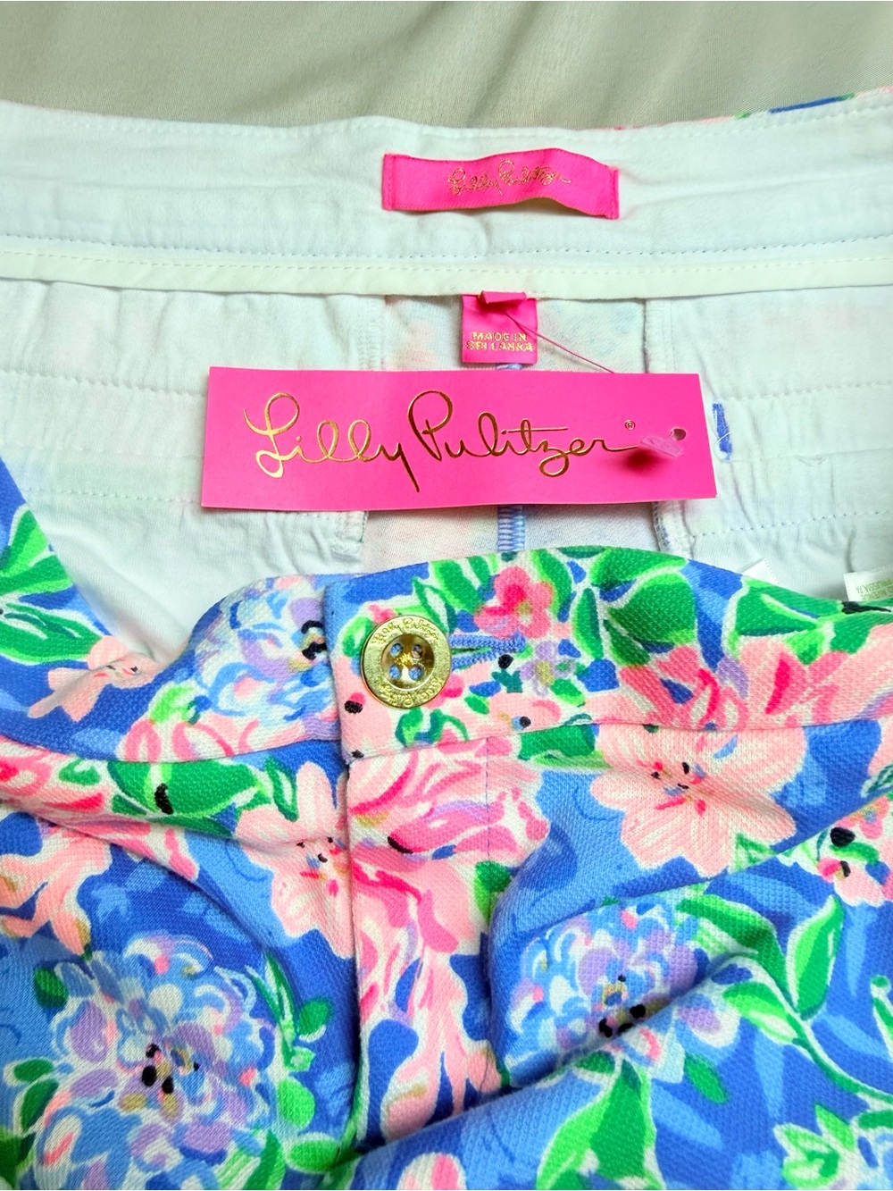 Lilly Pulitzer Buttercup Knit Scallop Shorts NWT Spring In Your Step Sz 6 Floral - Picture 7 of 13